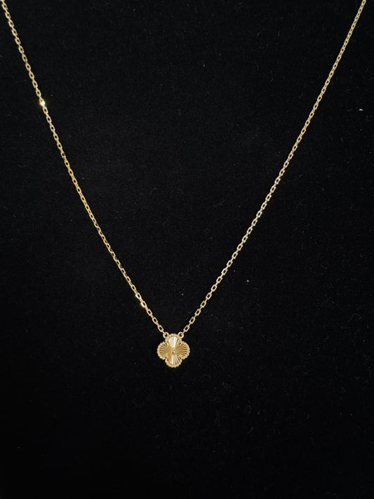 VCA Necklace - All Gold - 8mm Clover